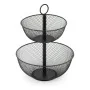 Fruit Bowl Confortime Double Metal 31 x 31 x 41 cm (4 Units) by Confortime, Plates and dishes - Ref: S2230937, Price: 58,01 €...