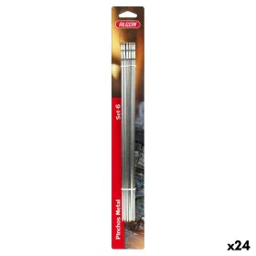 Barbecue Skewer Set Algon Metal 6 Pieces (24 Units) (33 cm x 4 mm) by Algon, Barbecue Skewers - Ref: S2230963, Price: 40,20 €...