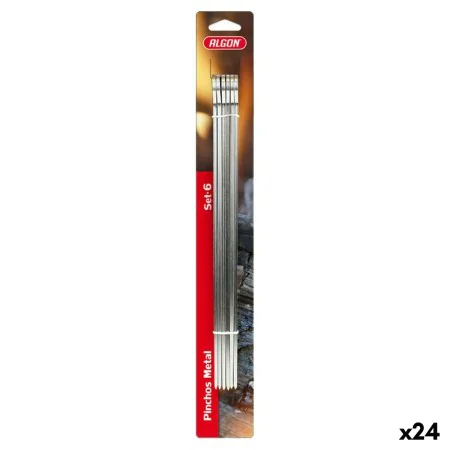 Grillspieß-Set Algon Metall 6 Stücke (24 Stück) (33 cm x 4 mm) von Algon, Spieße - Ref: S2230963, Preis: 40,20 €, Rabatt: %