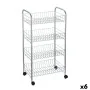 Gemüsewagen Confortime Silberfarben Metall 41 x 26,5 x 76 cm (6 Stück) von Confortime, Regale und Gestelle - Ref: S2230987, P...