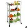 Carrinho de Vegetais Confortime 4 Prateleiras Metal 51 x 27 x 84 cm (6 Unidades) de Confortime, Prateleiras e estantes - Ref:...