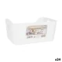 Cesta Multiusos Confortime Branco 24 x 16,5 x 10 cm (24 Unidades) de Confortime, Prateleiras e estantes - Ref: S2231035, Preç...