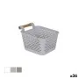 Multi-purpose basket Confortime Plastic With handles Wood 13 x 11 x 8 cm (36 Units) by Confortime, Open Storage Bins - Ref: S...