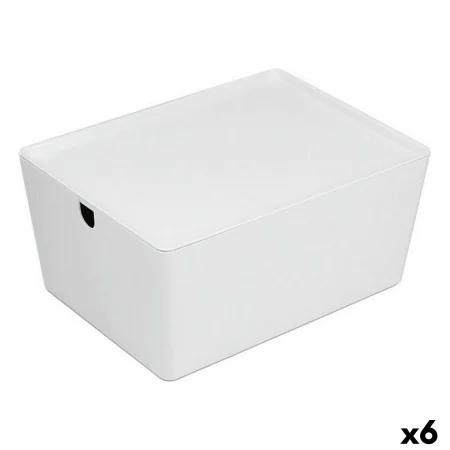 Caixa de Organização Empilhável Confortime Com tampa 35 x 26 x 16 cm (6 Unidades) de Confortime, Caixas e baús de arrumação -...