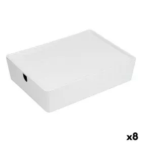 Scatola per Sistemare Impilabile Confortime Con coperchio 35 x 26 x 8,5 cm (8 Unità) di Confortime, Scatole e cassapanche - R...