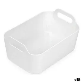 Cesta Multiusos Confortime Blanco 24 x 16,7 x 11,2 cm (18 Unidades) de Confortime, Cubos de almacenaje sin tapa - Ref: S22310...