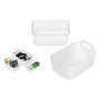 Panier Multi-usages Confortime Blanc 33 x 23,5 x 15,4 cm (12 Unités) de Confortime, Boîtes de rangement ouvertes - Réf : S223...