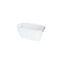 Cestino Multiuso Confortime Bianco Legno Plastica 27 x 14,5 x 12 cm Con manici (12 Unità) di Confortime, Ripiani e supporti -...