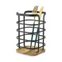 Bote para Utensilios de Cocina Confortime West Negro Metal (6 Unidades) de Confortime, Estantes y soportes - Ref: S2231104, P...