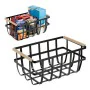 Panier Multi-usages Confortime Noir 36 x 22 x 15,5 cm (6 Unités) de Confortime, Étagères et supports - Réf : S2231106, Prix :...