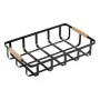 Cesta Multiusos Confortime Negro 36 x 24,3 x 8 cm (6 Unidades) de Confortime, Estantes y soportes - Ref: S2231107, Precio: 41...