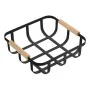 Cesta Multiusos Confortime Negro 23 x 23 x 8 cm (6 Unidades) de Confortime, Estantes y soportes - Ref: S2231108, Precio: 35,0...