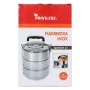 Set of lunch boxes Privilege Stainless steel Stackable Steel 14 cm (6 Units) (3 pcs) by Privilege, Food storage - Ref: S22311...