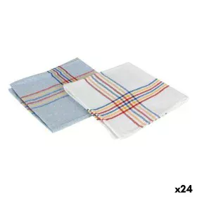 Cleaning cloth/duster Supernet Blue White (24 Units) (52 x 52 cm) by Supernet, Dish Cloth & Towels - Ref: S2231137, Price: 23...