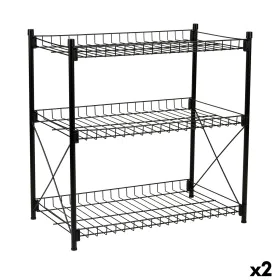 Shelves Confortime Metal 52 x 34 x 55 cm (2 Units) by Confortime, Standing Shelf Units - Ref: S2231202, Price: 26,97 €, Disco...