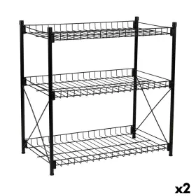 Estantería Confortime Metal 52 x 34 x 55 cm (2 Unidades) de Confortime, Unidades de estanterías - Ref: S2231202, Precio: 26,5...