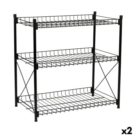 Shelves Confortime Metal 52 x 34 x 55 cm (2 Units) by Confortime, Standing Shelf Units - Ref: S2231202, Price: 26,55 €, Disco...