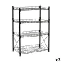 Shelves Confortime Metal 52 x 34 x 86 cm (2 Units) by Confortime, Standing Shelf Units - Ref: S2231203, Price: 32,60 €, Disco...