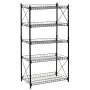 Shelves Confortime Metal Black 52 x 34 x 110 cm (2 Units) by Confortime, Standing Shelf Units - Ref: S2231204, Price: 40,35 €...