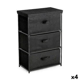 Caisson à Tiroirs Confortime Noir 55 x 30 x 75 cm de Confortime, Armoires et étagères - Réf : S2231216, Prix : 75,54 €, Remis...