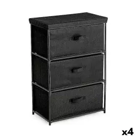 Chest of drawers Confortime Black 55 x 30 x 75 cm by Confortime, Cupboards and shelving - Ref: S2231216, Price: 81,59 €, Disc...