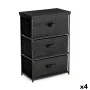 Caisson à Tiroirs Confortime Noir 55 x 30 x 75 cm de Confortime, Armoires et étagères - Réf : S2231216, Prix : 81,59 €, Remis...