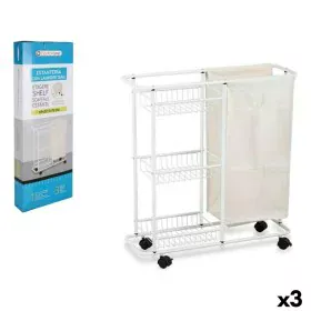 Bathroom Shelves Confortime Laundry Bag Metal 69 x 22,5 x 75 cm (3 Units) (69 x 22.5 x 75 cm) by Confortime, Bathroom Shelves...