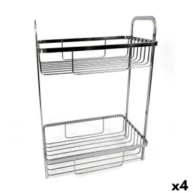 Bathroom Shelves Confortime Chromed Silver 29 x 18 x 39 cm (4 Units) by Confortime, Bathroom Shelves - Ref: S2231305, Price: ...