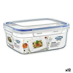 Lunchbox hermetisch Dem rechteckig 1,4 L 20 x 15 x 9 cm (12 Stück) von Dem, Lagerung von Lebensmitteln - Ref: S2231329, Preis...