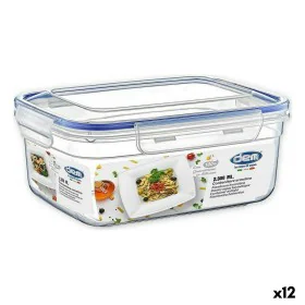 Boîte à lunch hermétique Dem Rectangulaire 2,3 L 24 x 18 x 10 cm (12 Unités) de Dem, Stockage des aliments - Réf : S2231330, ...