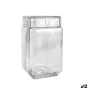 Vaso La Mediterránea Quadrato Vetro 1,6 L 11 x 11 x 18,5 cm (12 Unità) di La Mediterránea, Conservazione di alimenti - Rif: S...