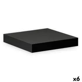 Estante Confortime Negro Madera MDF 23,5 x 23,5 x 3,8 cm (6 Unidades) de Confortime, Estantes flotantes - Ref: S2231417, Prec...