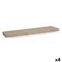 Mensole Confortime Legno MDF Marrone 23,5 x 80 x 3,8 cm (4 Unità) di Confortime, Mensole da muro - Rif: S2231421, Prezzo: 42,...