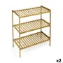 Shelves Confortime Natural Bamboo 70 x 35 x 76,2 cm (2 Units) by Confortime, Shelving & Storage - Ref: S2231451, Price: 50,30...