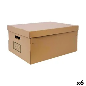 Boîte de rangement avec couvercle Confortime Carton 45 x 35 x 20 cm (6 Unités) de Confortime, Boîtes et coffres de rangement ...