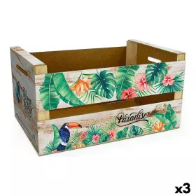 Aufbewahrungsbox Confortime Paradise (3 Stück) (44 x 24,5 x 23 cm) von Confortime, Aufbewahrungsboxen und -truhen - Ref: S223...