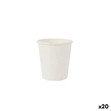 Set of glasses Algon Cardboard White 50 Pieces 120 ml (20 Units) by Algon, Tumblers - Ref: S2231496, Price: 24,32 €, Discount: %