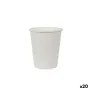 Set of glasses Algon Cardboard White 12 Pieces 250 ml (20 Units) by Algon, Tumblers - Ref: S2231498, Price: 13,55 €, Discount: %