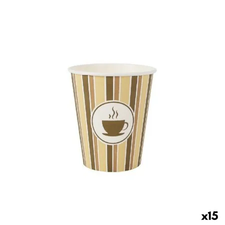 Set de Vasos Algon Cartón Café 30 piezas 250 ml (15 Unidades) de Algon, Vasos - Ref: S2231502, Precio: 20,21 €, Descuento: %