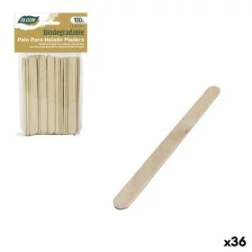 Ice cream stick set Algon Wood 11,4 x 1 x 0,2 cm (36 Units) by Algon, Ice Lolly & Ice Cream Moulds - Ref: S2231525, Price: 29...