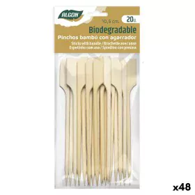 Bamboo toothpicks Algon 10,5 cm Set 20 Pieces (48 Units) by Algon, Skewers - Ref: S2231537, Price: 13,01 €, Discount: %