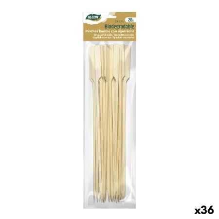 Bamboo toothpicks Algon 24 cm Set 20 Pieces (36 Units) by Algon, Skewers - Ref: S2231540, Price: 18,82 €, Discount: %