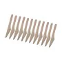 Set de Cuchillos Desechables Madera 12 Piezas 16,5 x 2,2 x 1,8 cm (36 Unidades) de BigBuy Home, Cuchillos - Ref: S2231571, Pr...