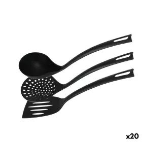 Conjunto de Utensílios de Cozinha Quttin Nylon Preto 3 Peças (20 Unidades) de Quttin, Espátulas - Ref: S2231590, Preço: 44,54...