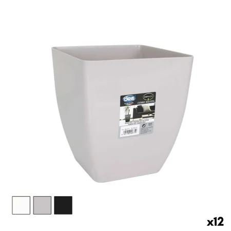 Planter Dem Espaso Squared 19 x 19 x 21 cm (12 Units) by Dem, Cachepots - Ref: S2231595, Price: 20,91 €, Discount: %