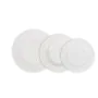 Dinnerware Set La Mediterránea Aneto White Circular 18 Pieces (2 Units) by La Mediterránea, Combination Sets - Ref: S2231602,...