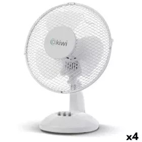 Ventilateur de Bureau Kiwi Blanc Ø 27 cm 21W (4 Unités) de Kiwi, Ventilateurs de table - Réf : S2231605, Prix : 66,51 €, Remi...