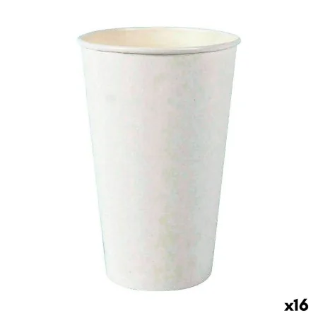 Set di Bicchieri Algon Monouso Cartone Bianco 6 Pezzi 450 ml (16 Unità) di Algon, Tumbler - Rif: S2231609, Prezzo: 11,16 €, S...