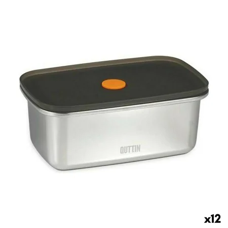 Hermetic Lunch Box Quttin Stainless steel Rectangular 1 L (12 Units) by Quttin, Food storage - Ref: S2231622, Price: 76,38 €,...