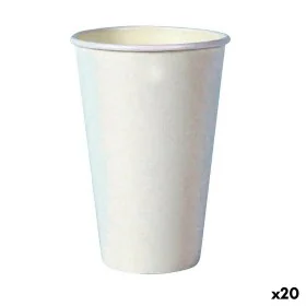 Set of glasses Algon Disposable Cardboard White 35 Pieces 350 ml (20 Units) by Algon, Tumblers - Ref: S2231728, Price: 35,17 ...